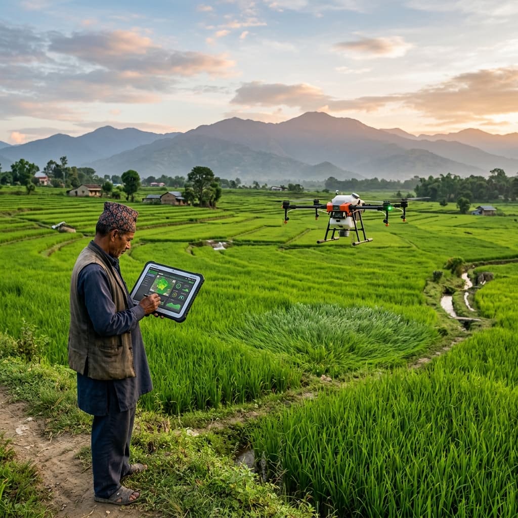 Precision Farming: Using AI to Boost Crop Yields in Nepal's Terai and Hills