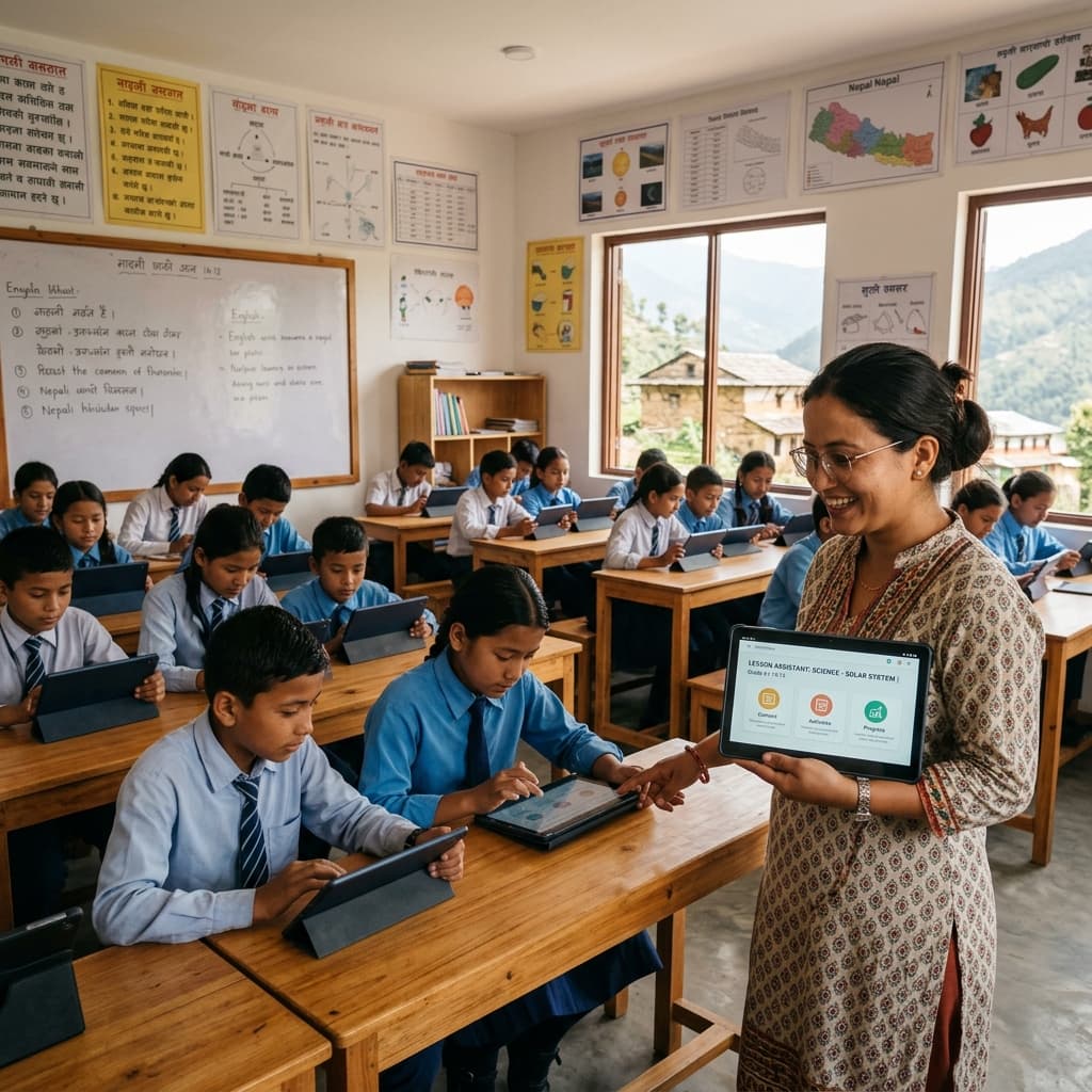 The Future of Education in Nepal: AI Agents in the Classroom